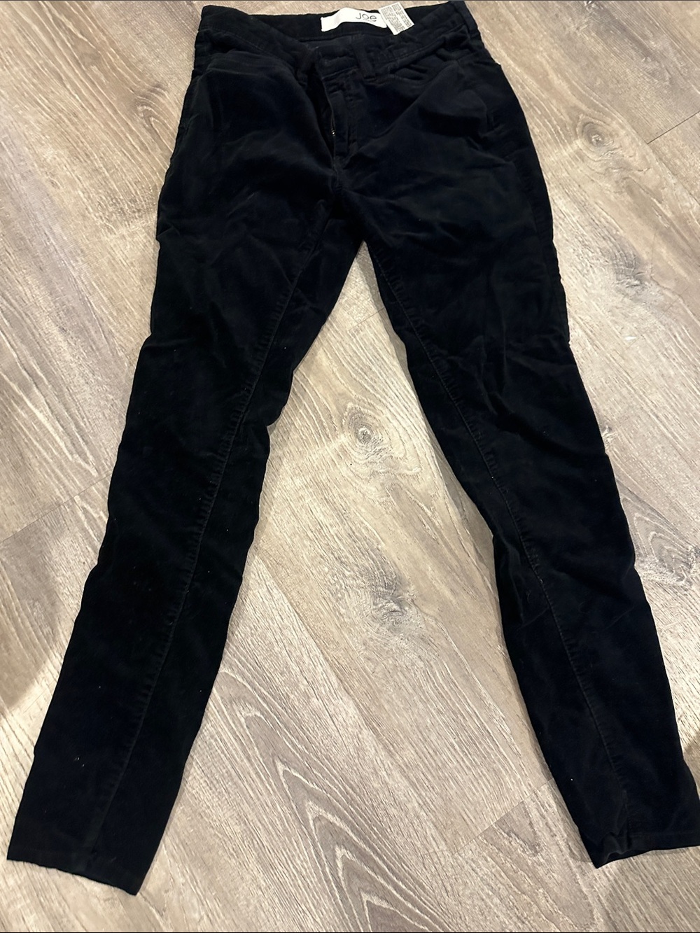 Joe Fresh Black velvet Women's pants